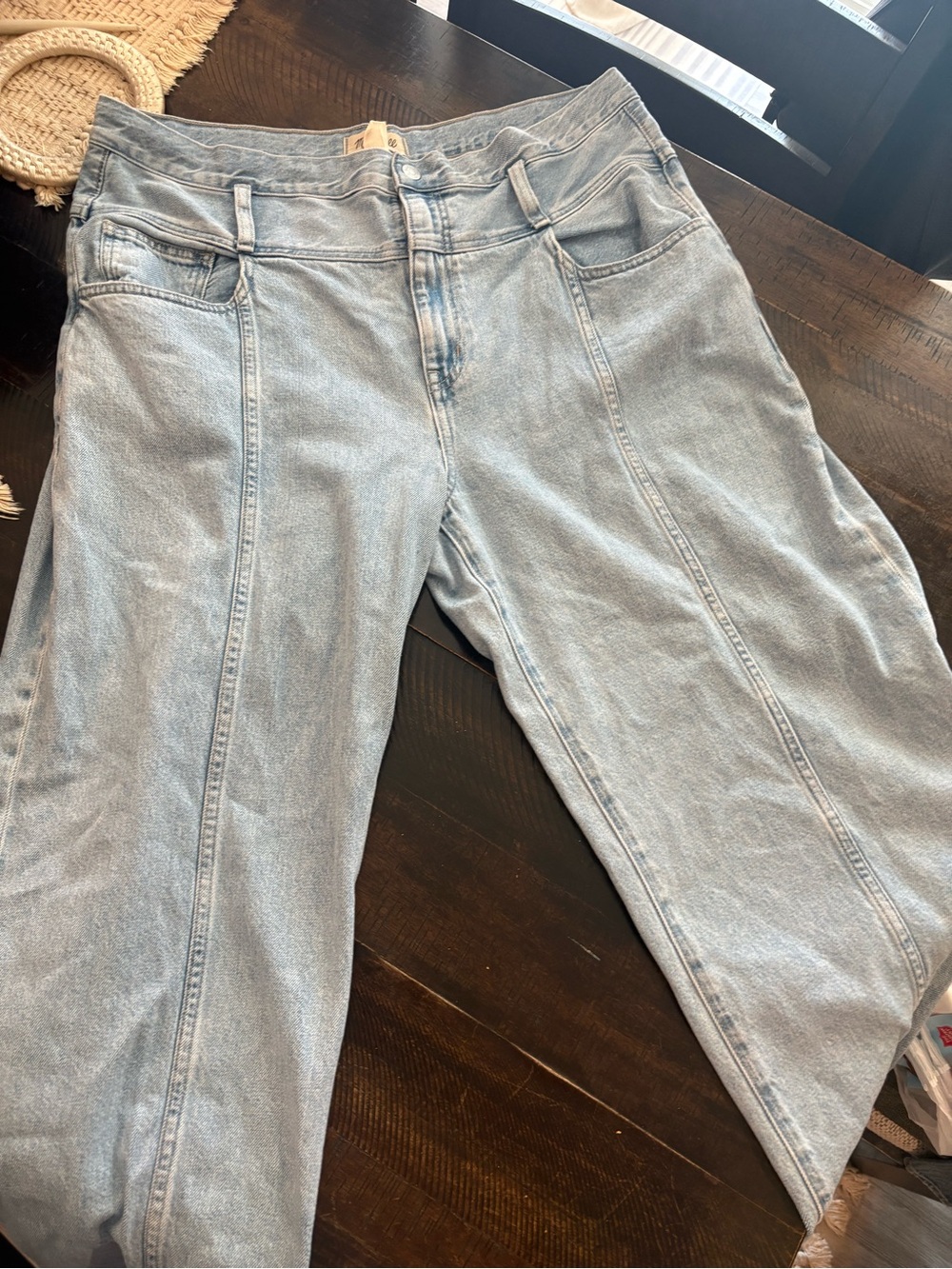 Madewell Light Blue Flare High-Rise Jeans